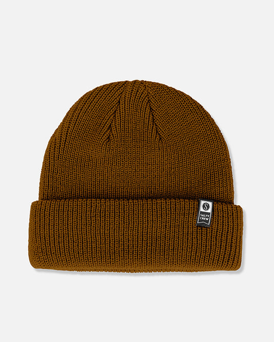 Alpha Beanie - Bronze Brown