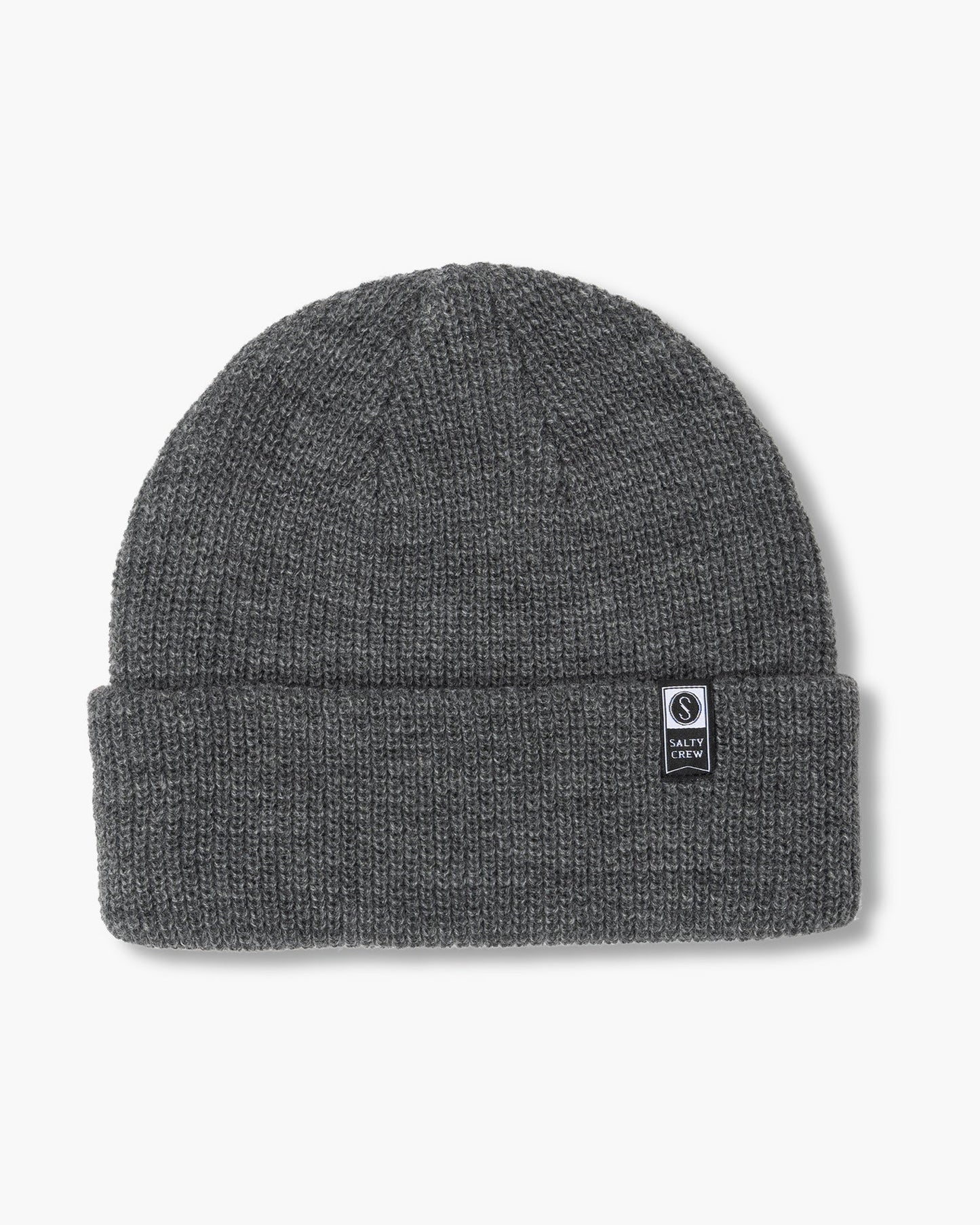 Frontansicht von Alpha Charcoal Heather Beanie
