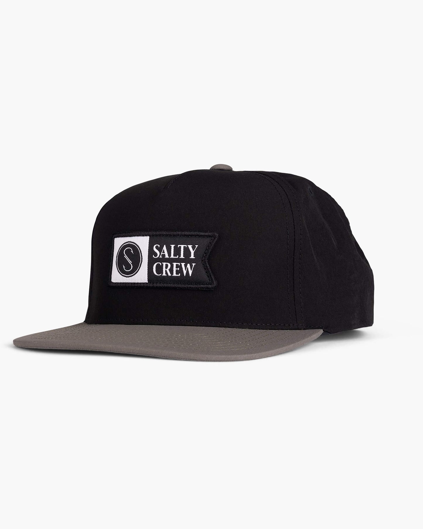 Salty Crew Homens - Alpha Tech 5 Panel - Black/Coffee