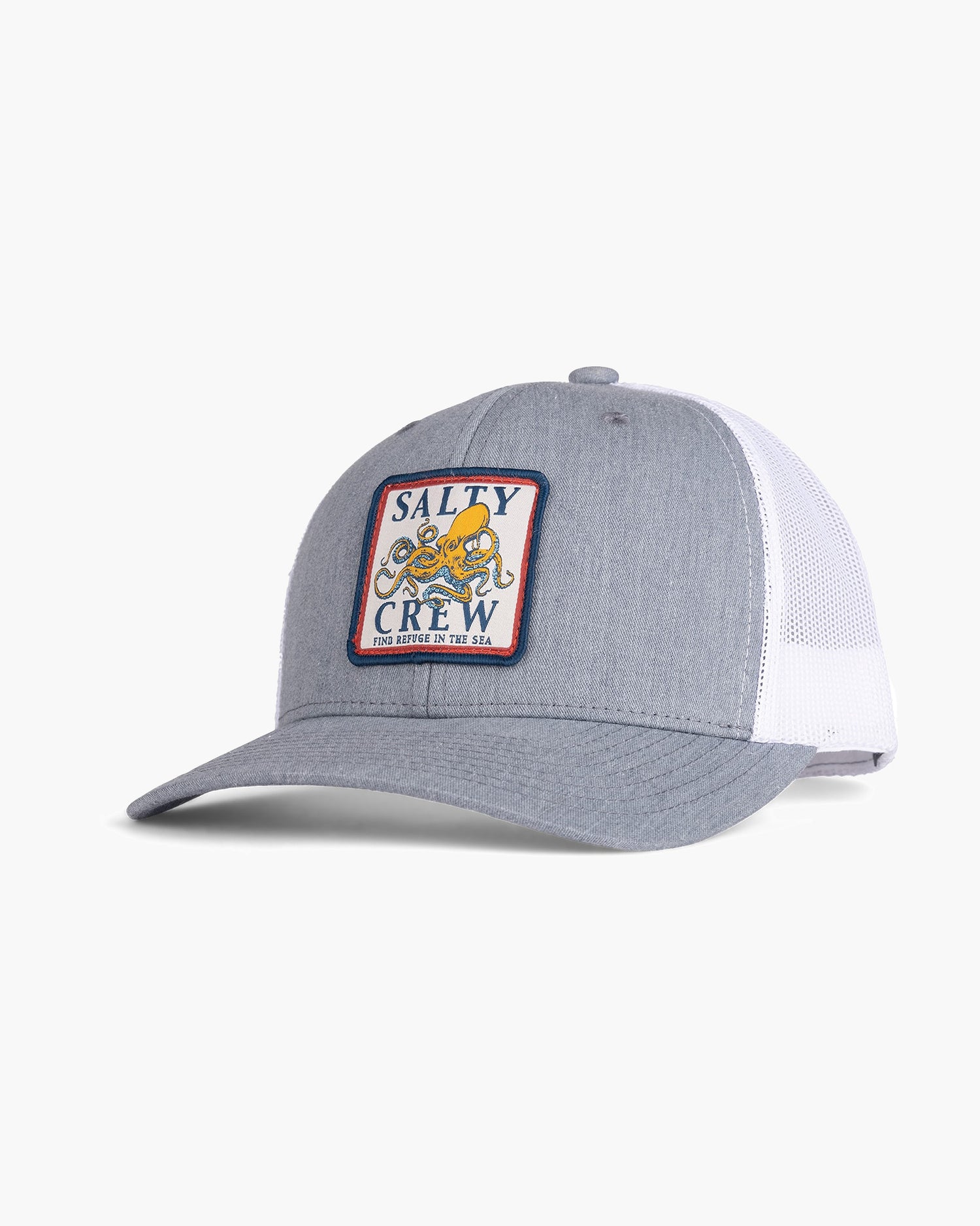 Salty Crew Uomini - Ink Slinger Retro Trucker - Heather Grey/White