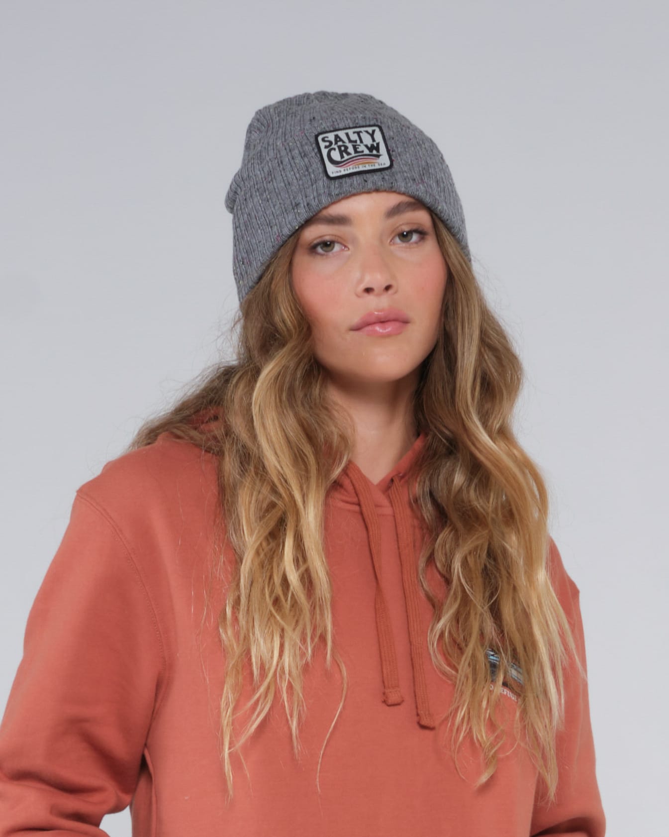 Salty crew BEANIES THE WAVE BEANIE - Athletic Heather in Athletic Heather