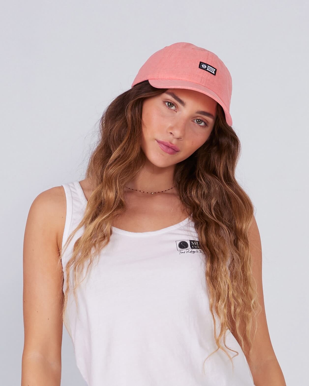 Salty Crew Mujeres - Beached Dad Hat - Coral