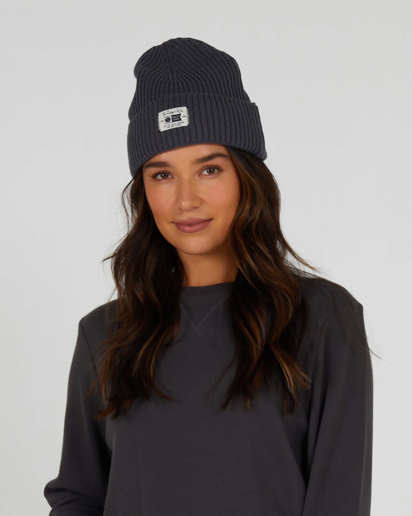 Salty Crew Vrouwen - Seascape Beanie - Charcoal