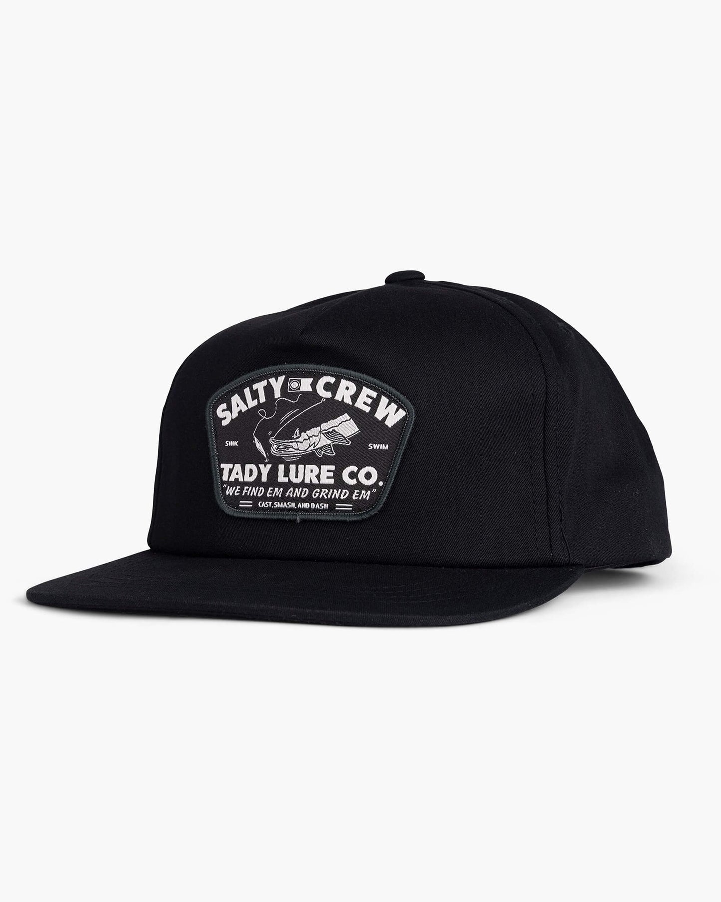 Salty Crew Hombres - Grind Em 5 Panel - Black