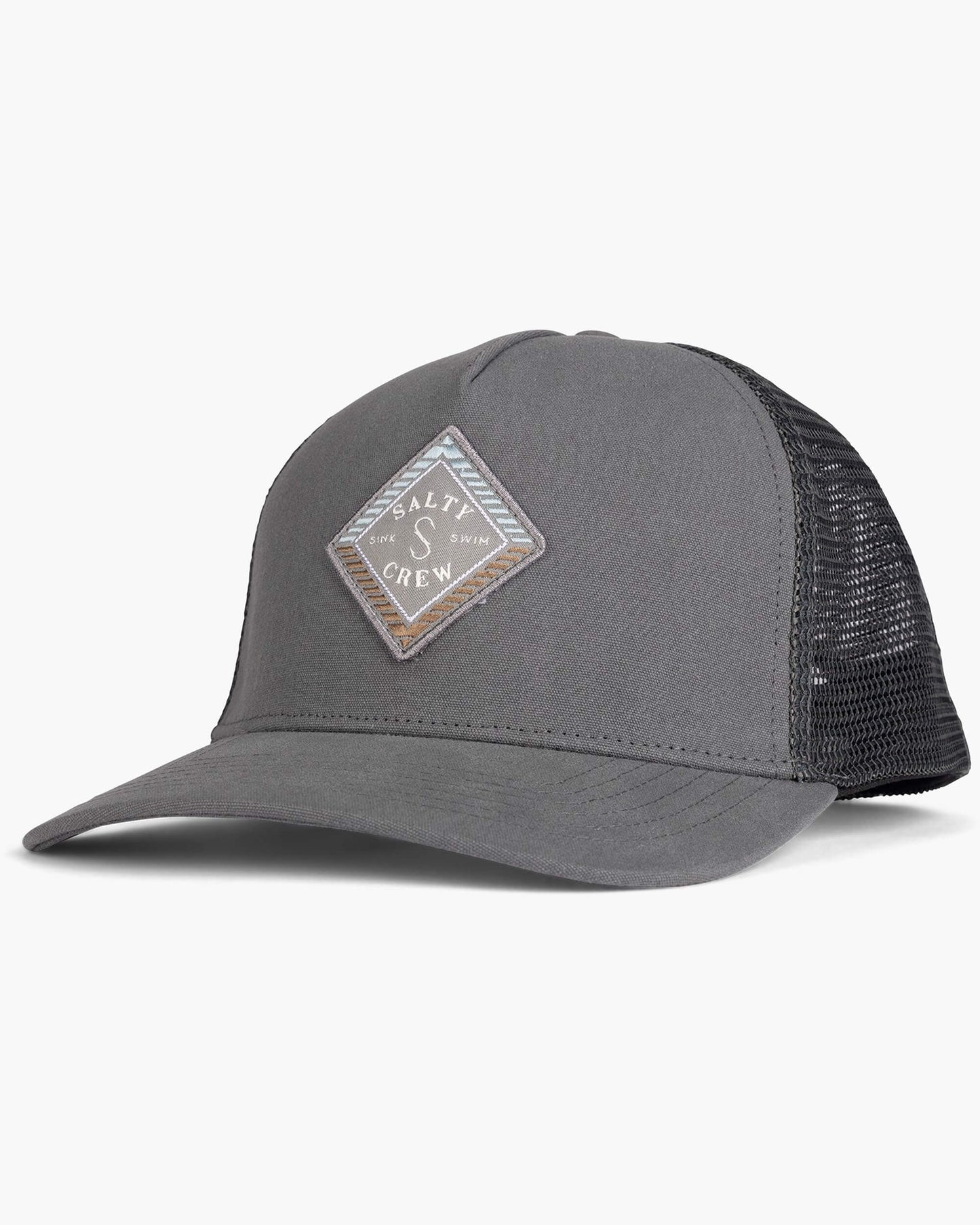 Salty Crew Heren - Faded Retro Trucker - Charcoal