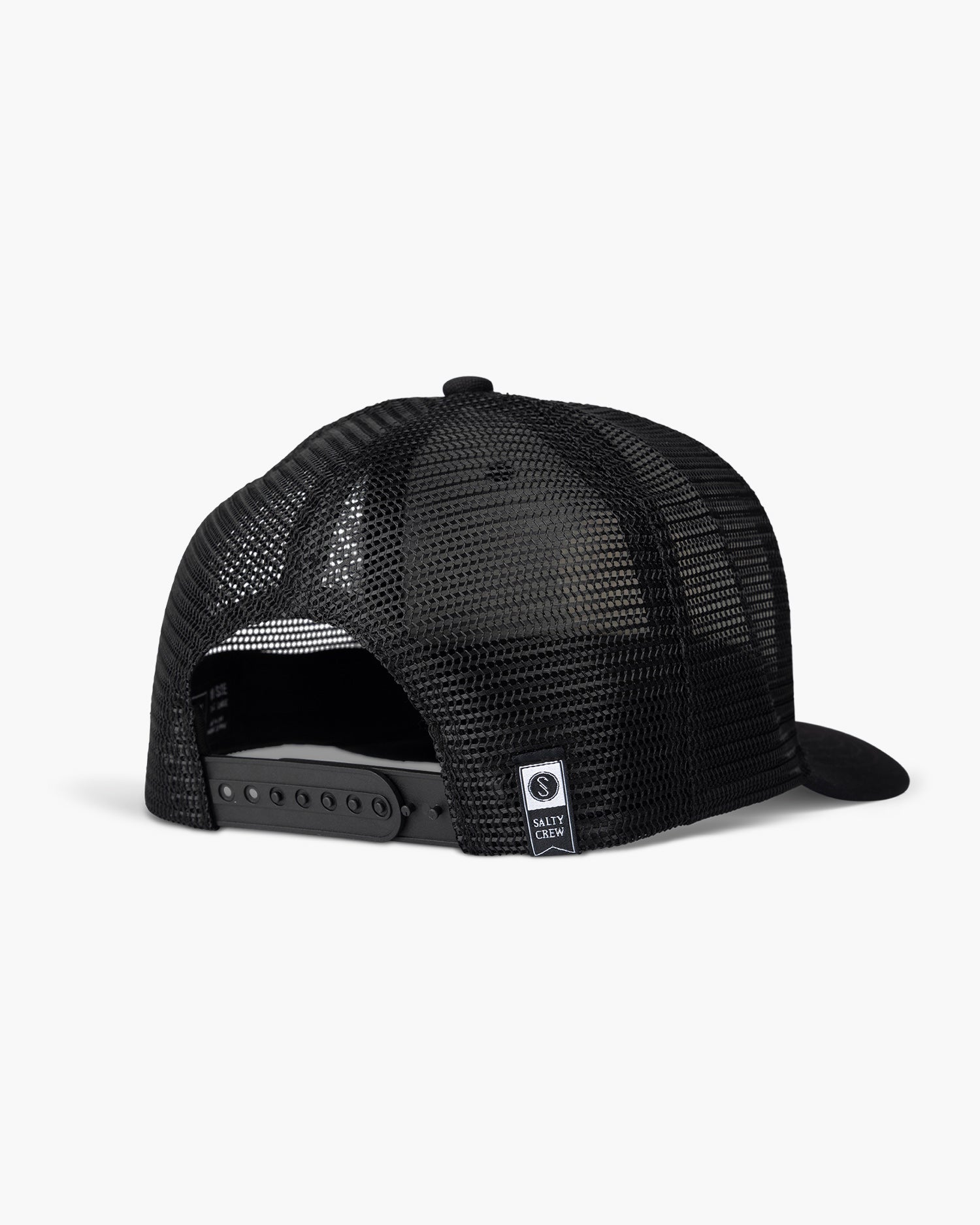 Vista posterior de Tentacles Black Retro Trucker