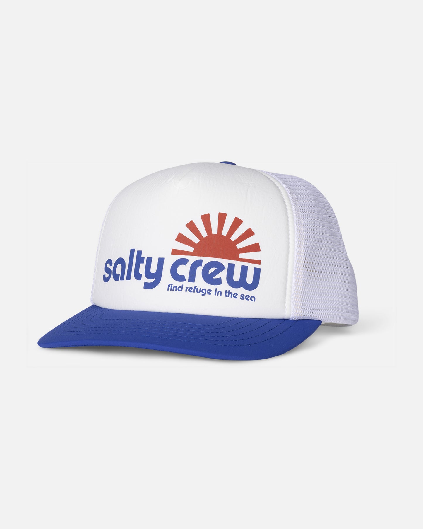 Fun In The Sun Trucker - Off White/Bold Blue