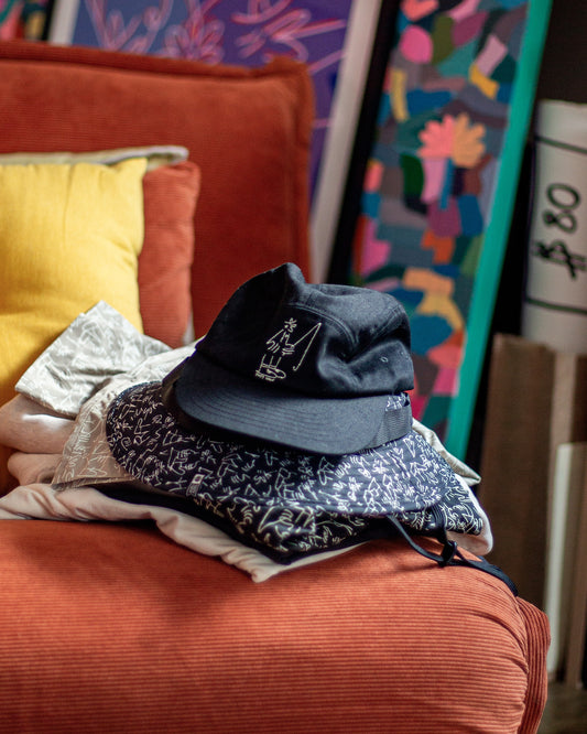 Lb 5 Panels Cap - Pirate Black