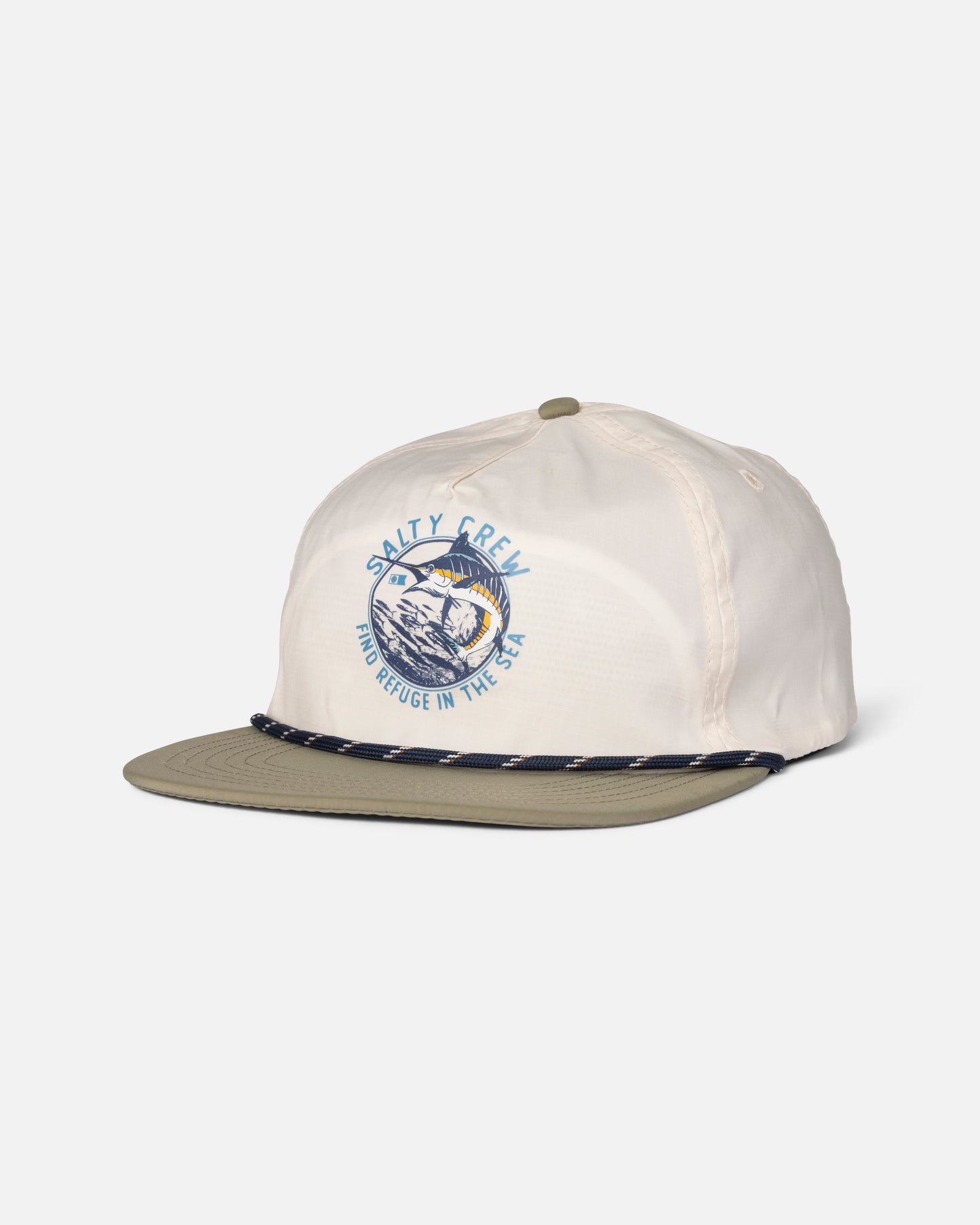 Bow Line Snapback - Off White Fern