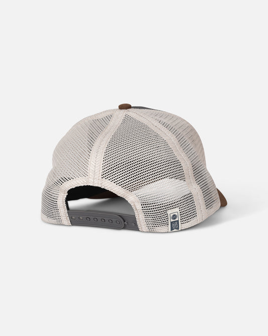 Fishing Club Trucker - Grey Brown