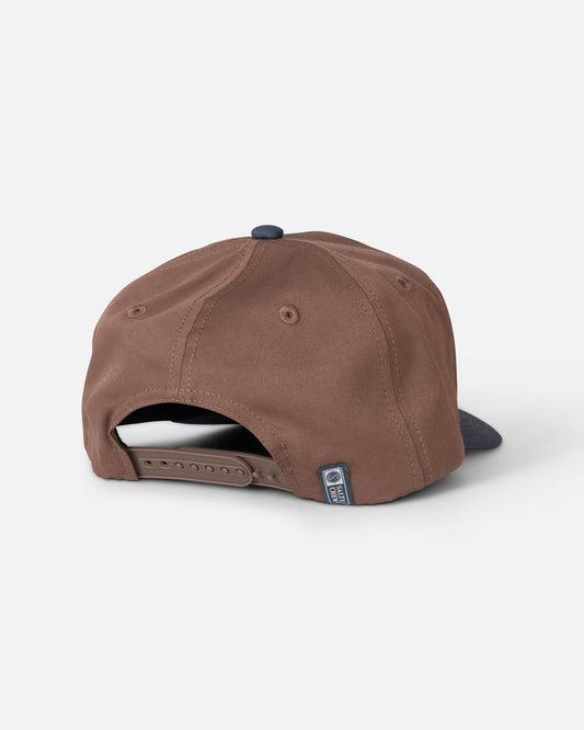 Reel Repair Snapback - Brown/Navy