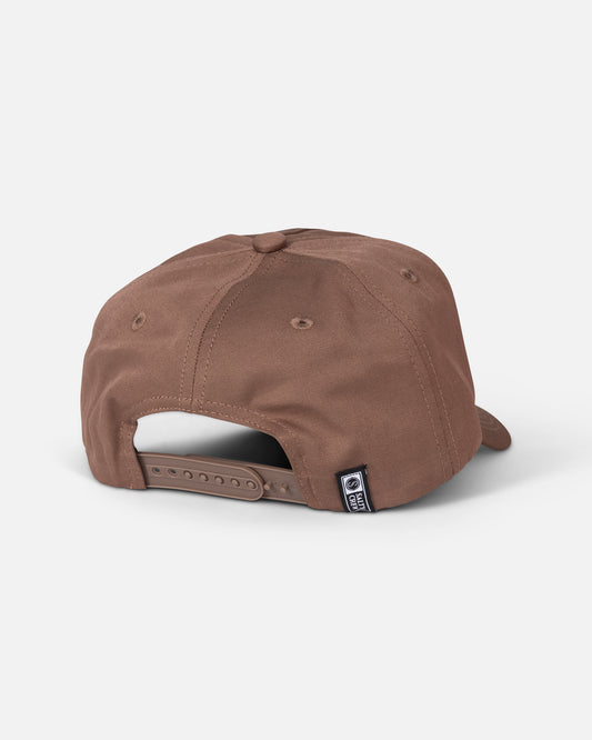 Badge Snapback - Washed Brown