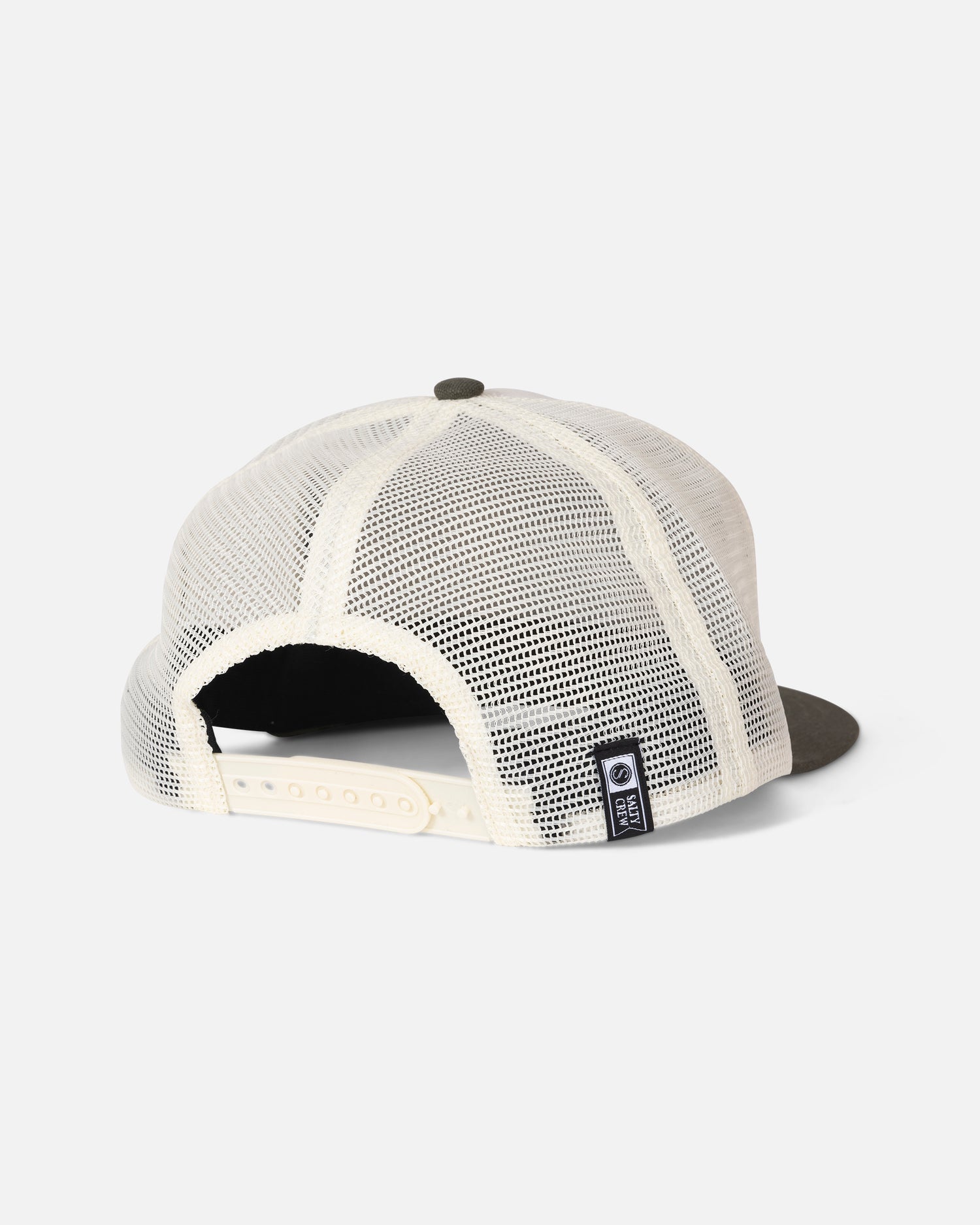 Split Fill Trucker - Off White/Green