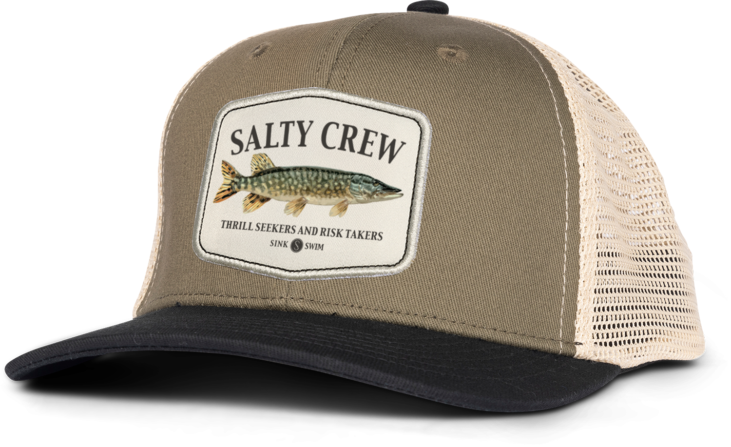Euro Pike Trucker - Olive / Black