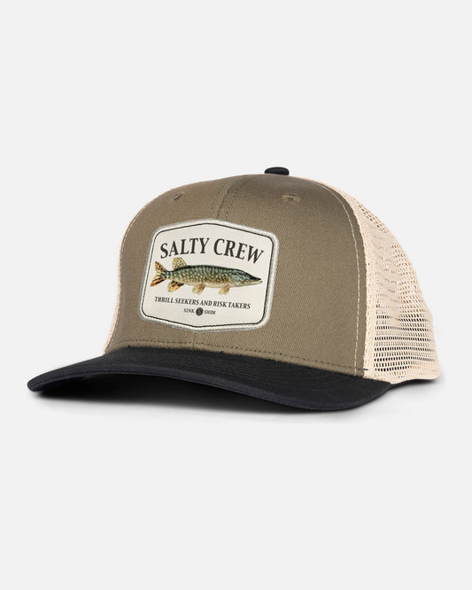Euro Pike Trucker - Olive / Black
