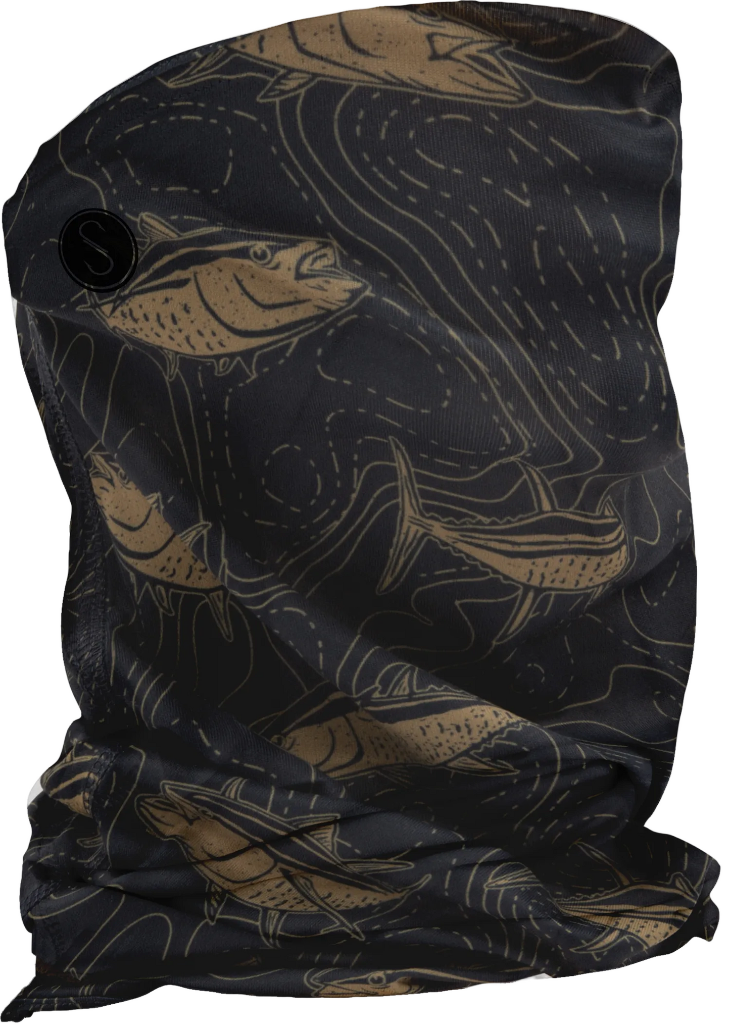 Mariner Lite Neck Gaiter - Navy Gold