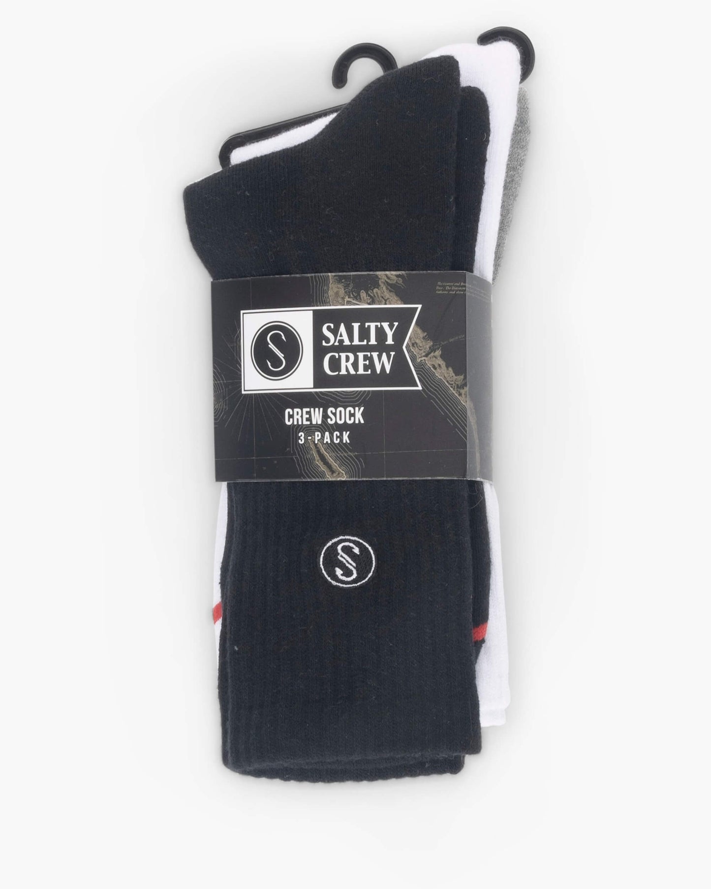 Salty Crew Homem - Line Up 3 Sock Pack - Sortido