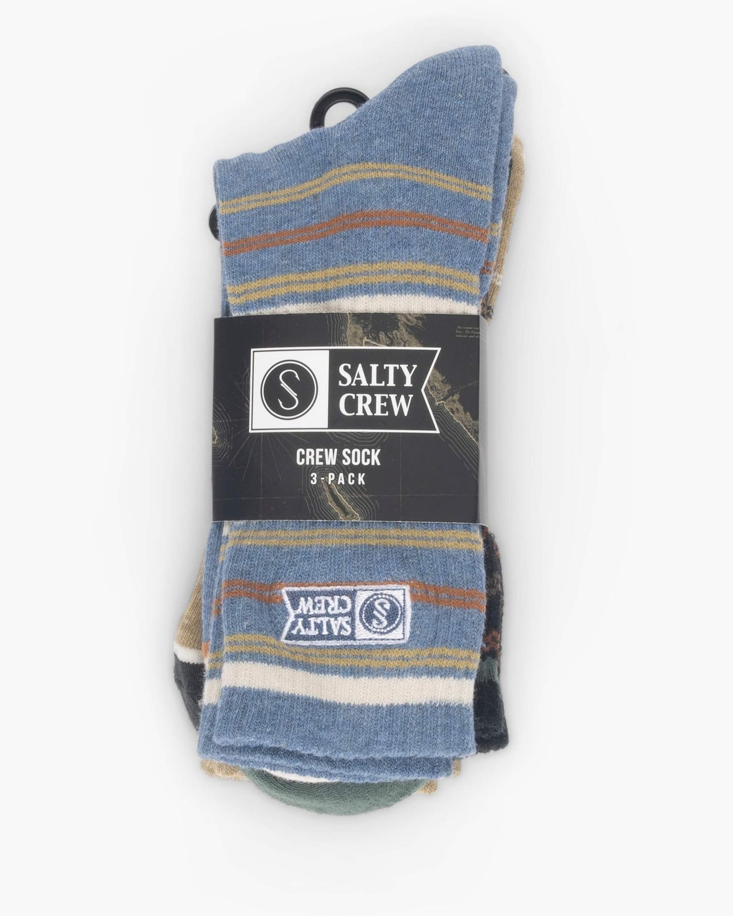 Salty Crew Men - Gremmie 3 Sock Pack - Assorted