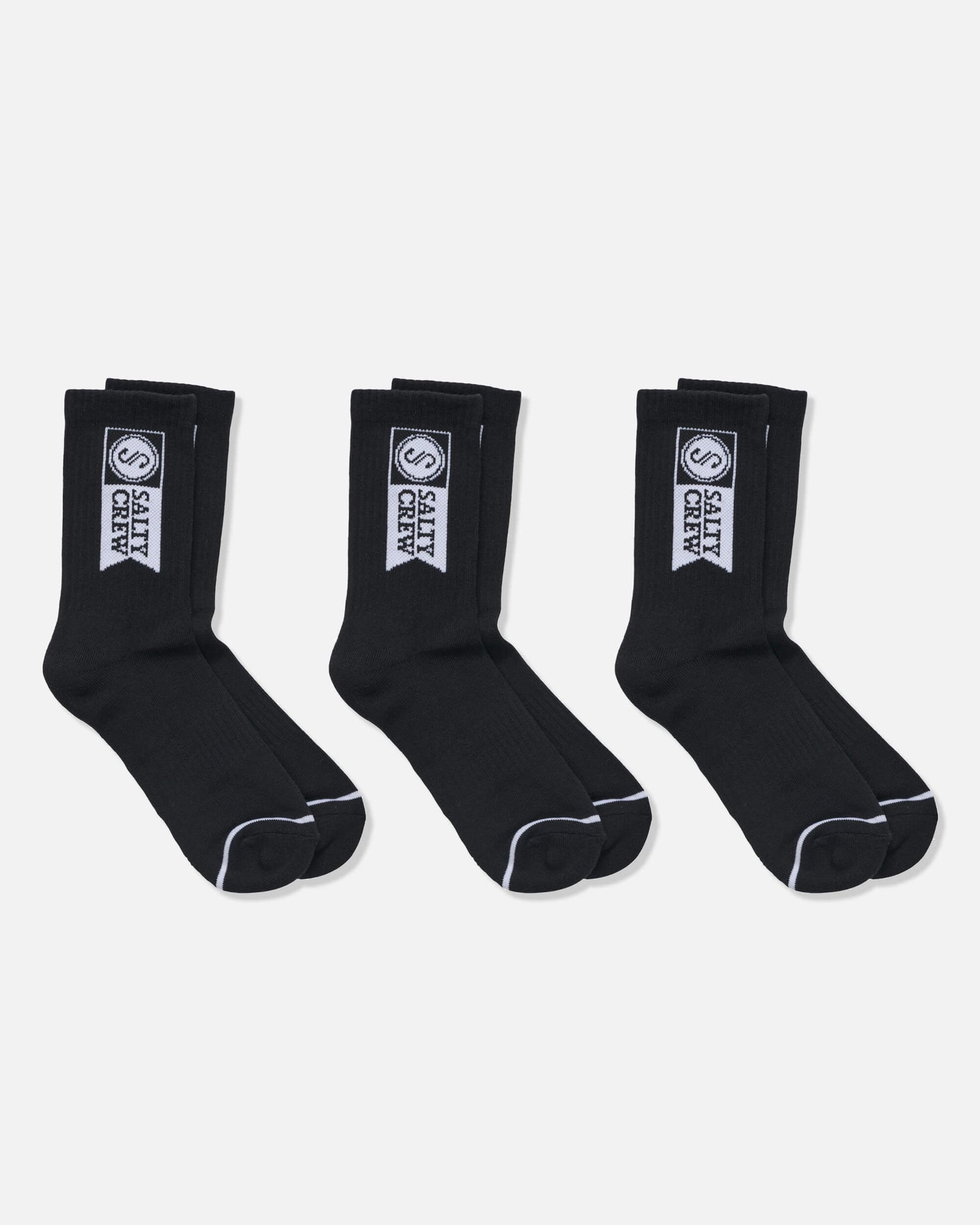 Alpha Sock 3pk - Black