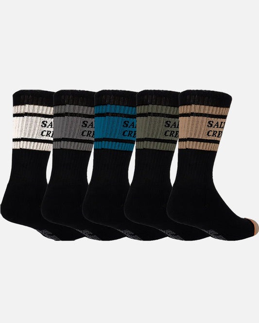 Beacons Sock 5 Pack - Black