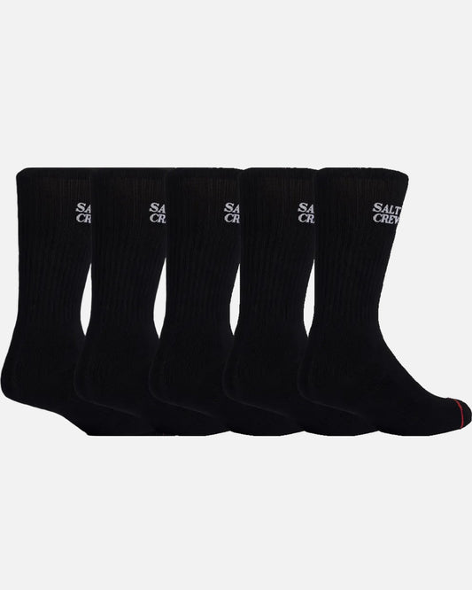Lighthouse Sock 5 Pack - Black