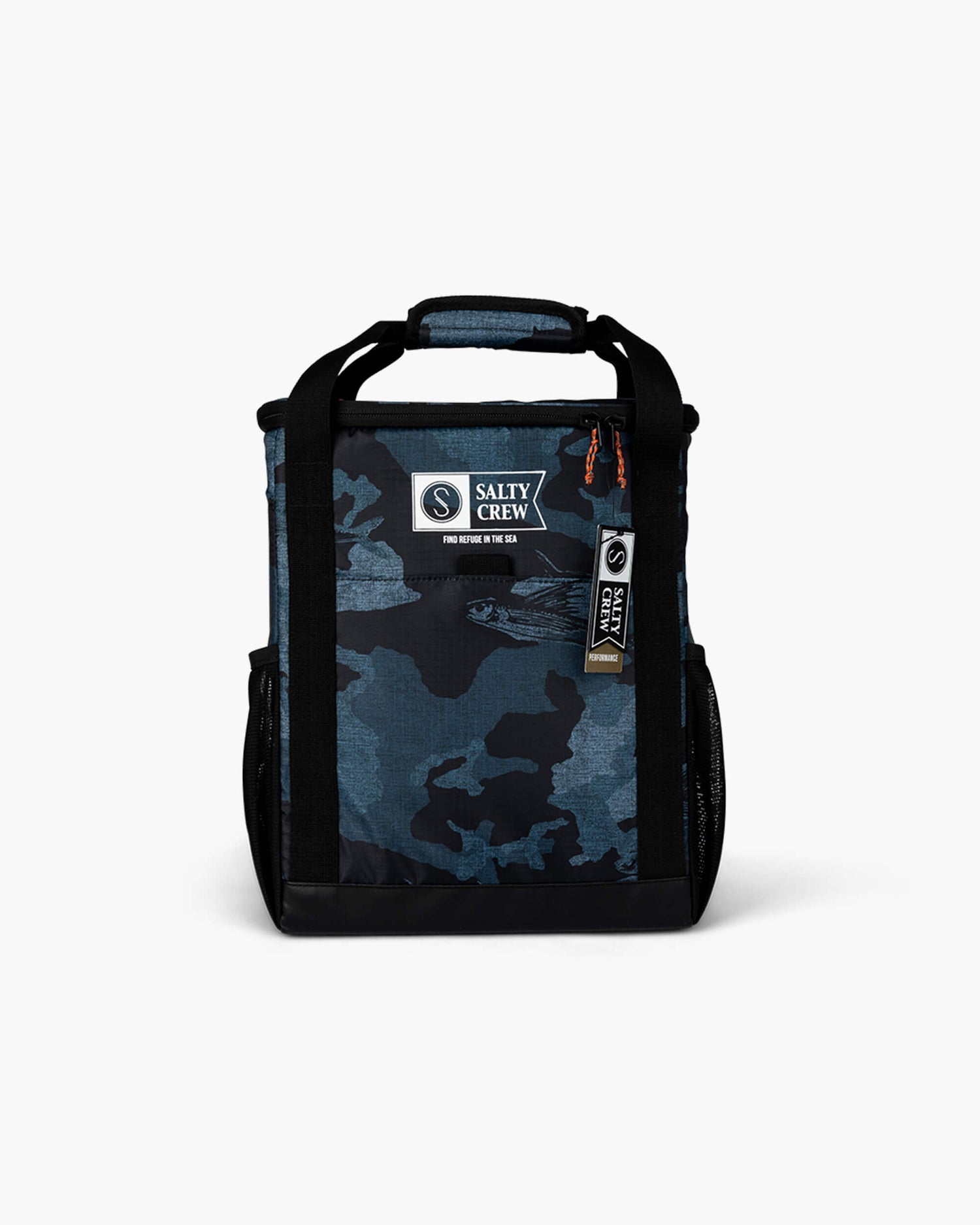Salty crew BAGS Chiller Cooler Backpack - Blue Camo  in Blue Camo