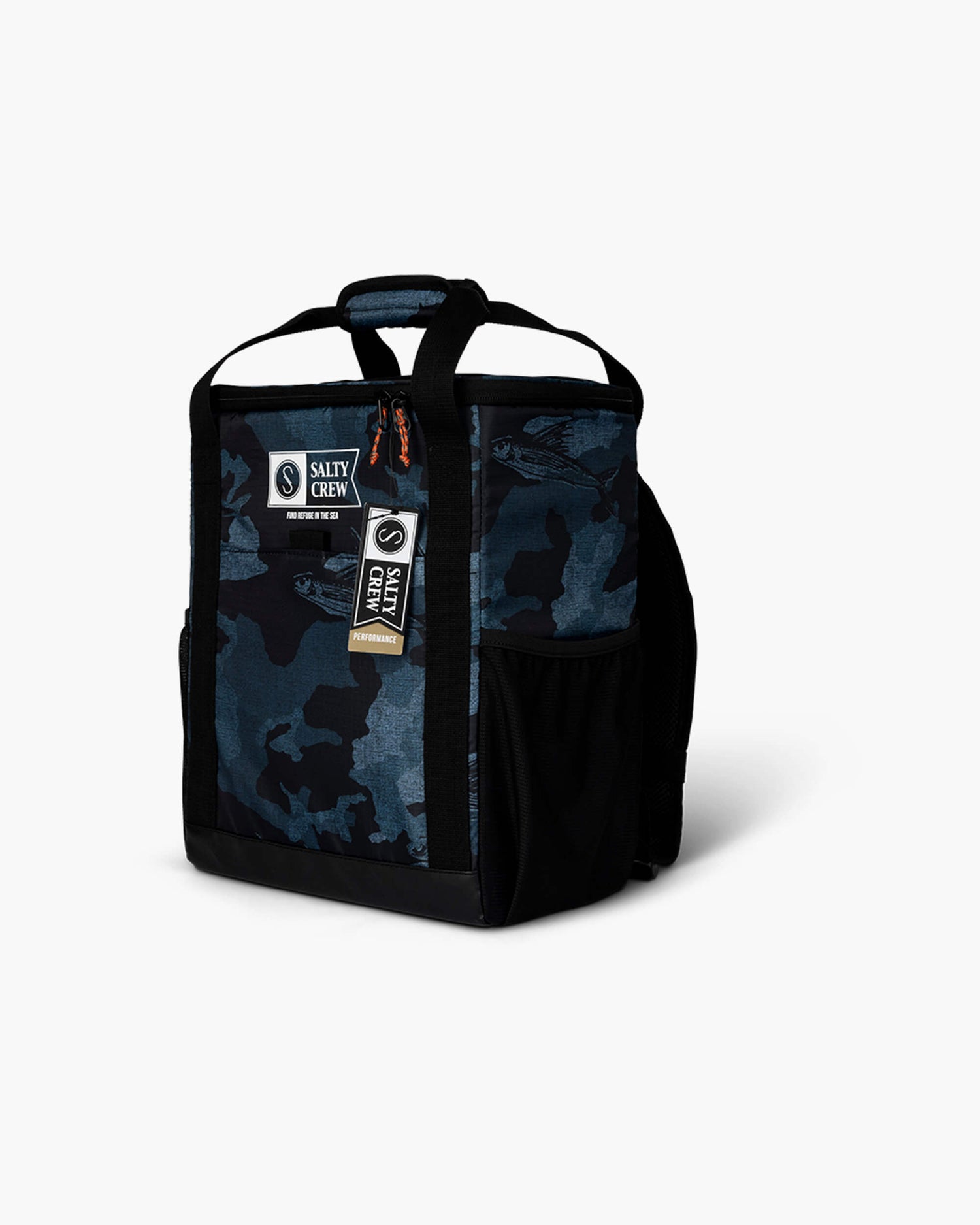 Salty crew BAGS Chiller Cooler Backpack - Blue Camo  in Blue Camo