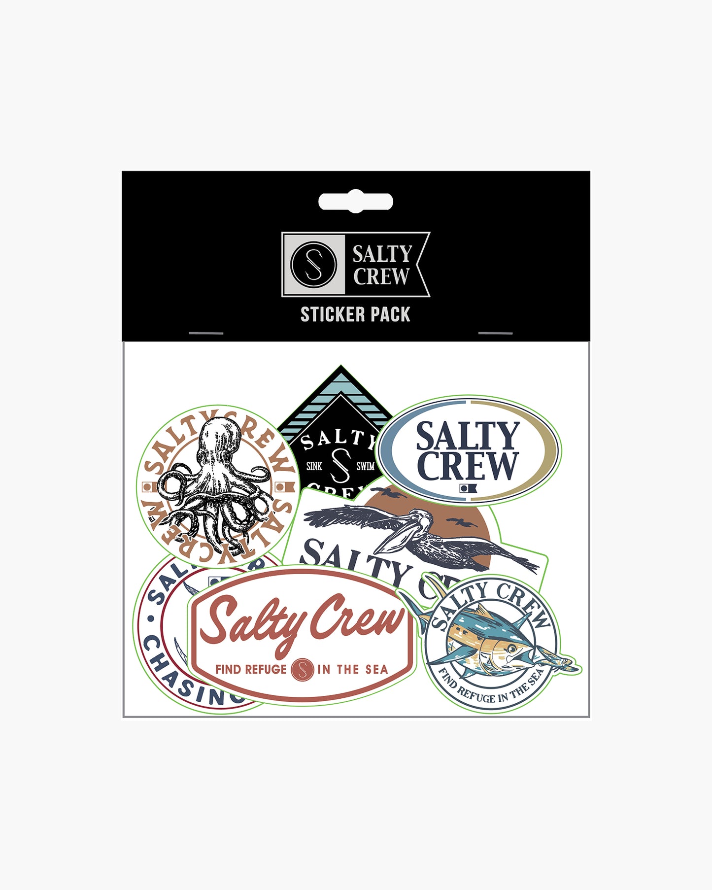 Salty Crew Heren - S2 24 Graphic Sticker Pack - Assorti