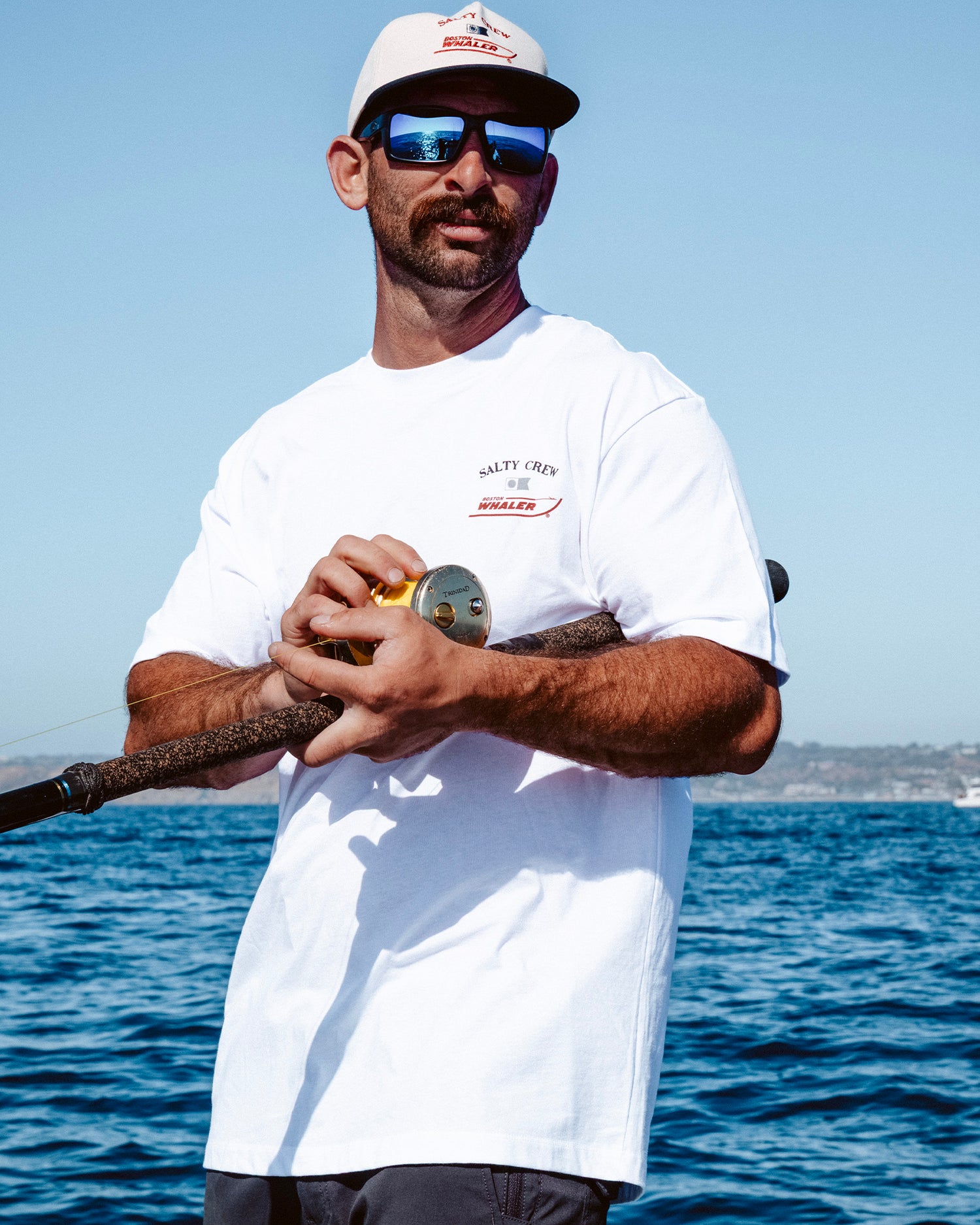 Whaler Chase Ss Tee - White