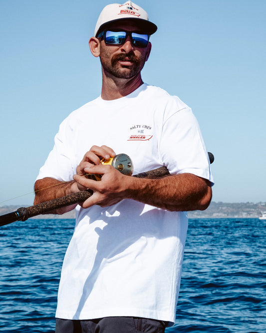 Whaler Chase Ss Tee - White