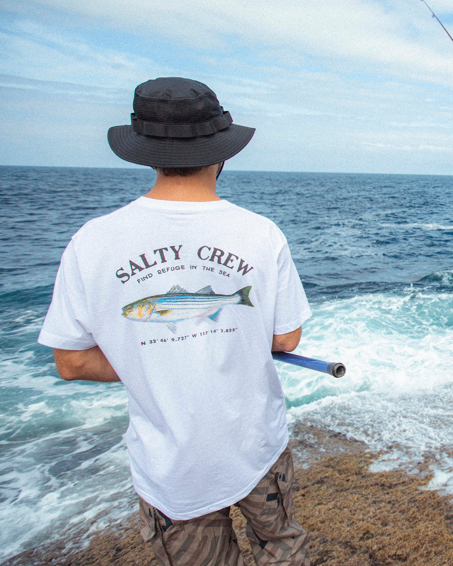 Striper Premium S/S Tee - White