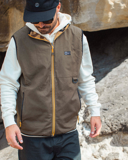 Tundra Reversible Polar Vest - Kalamata