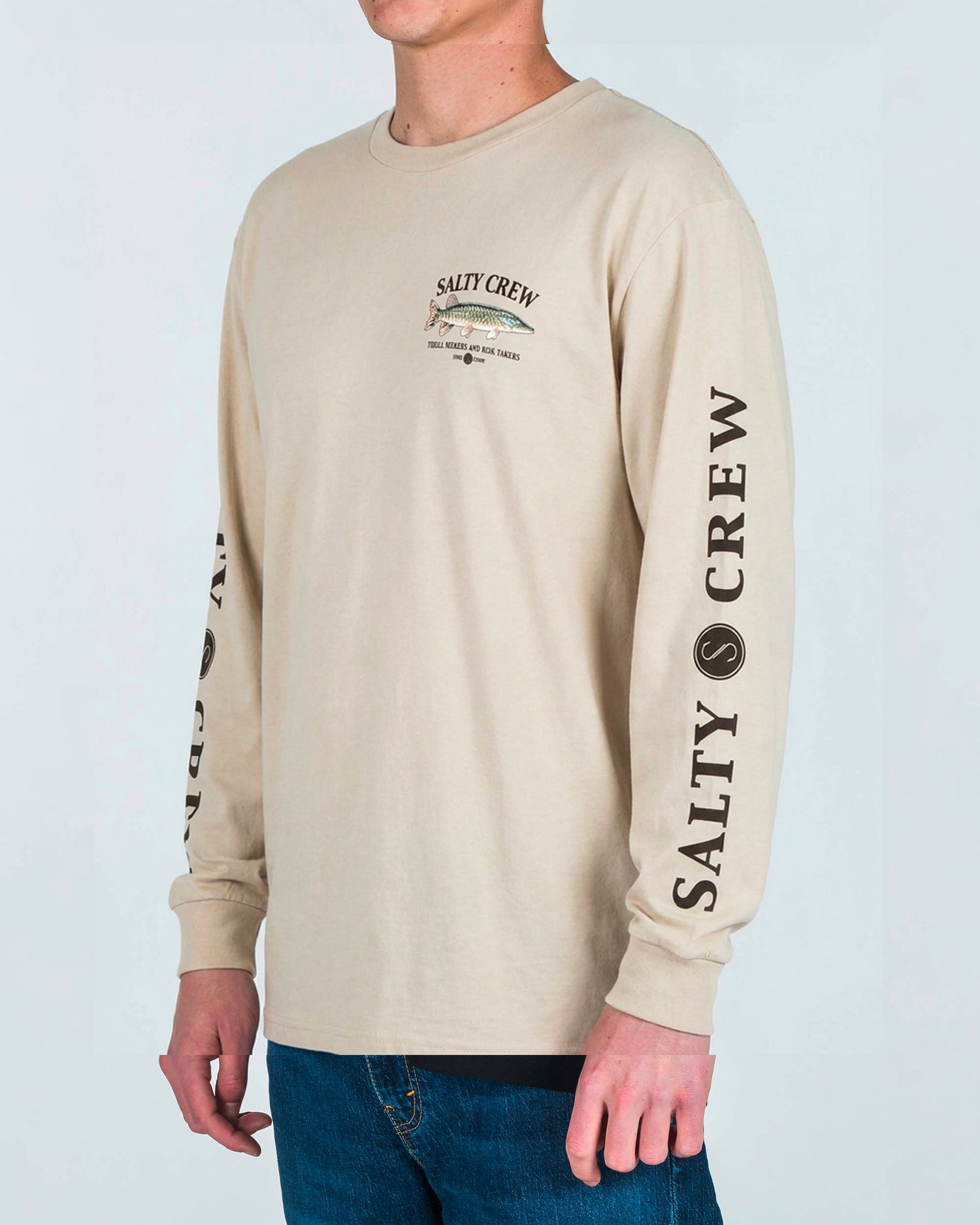 Euro Pike Premium L/S Tee - Moonbeam