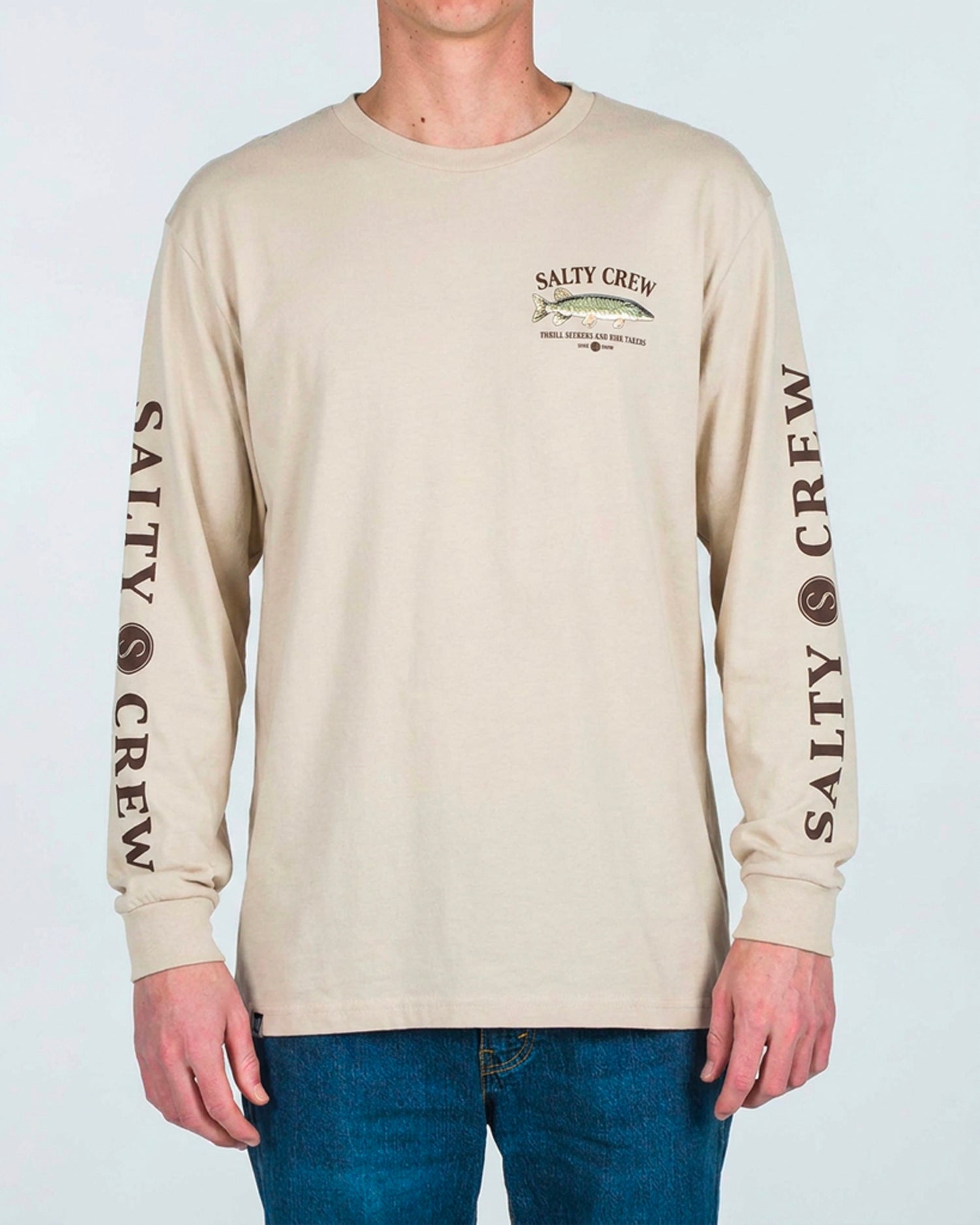 Euro Pike Premium L/S Tee - Moonbeam