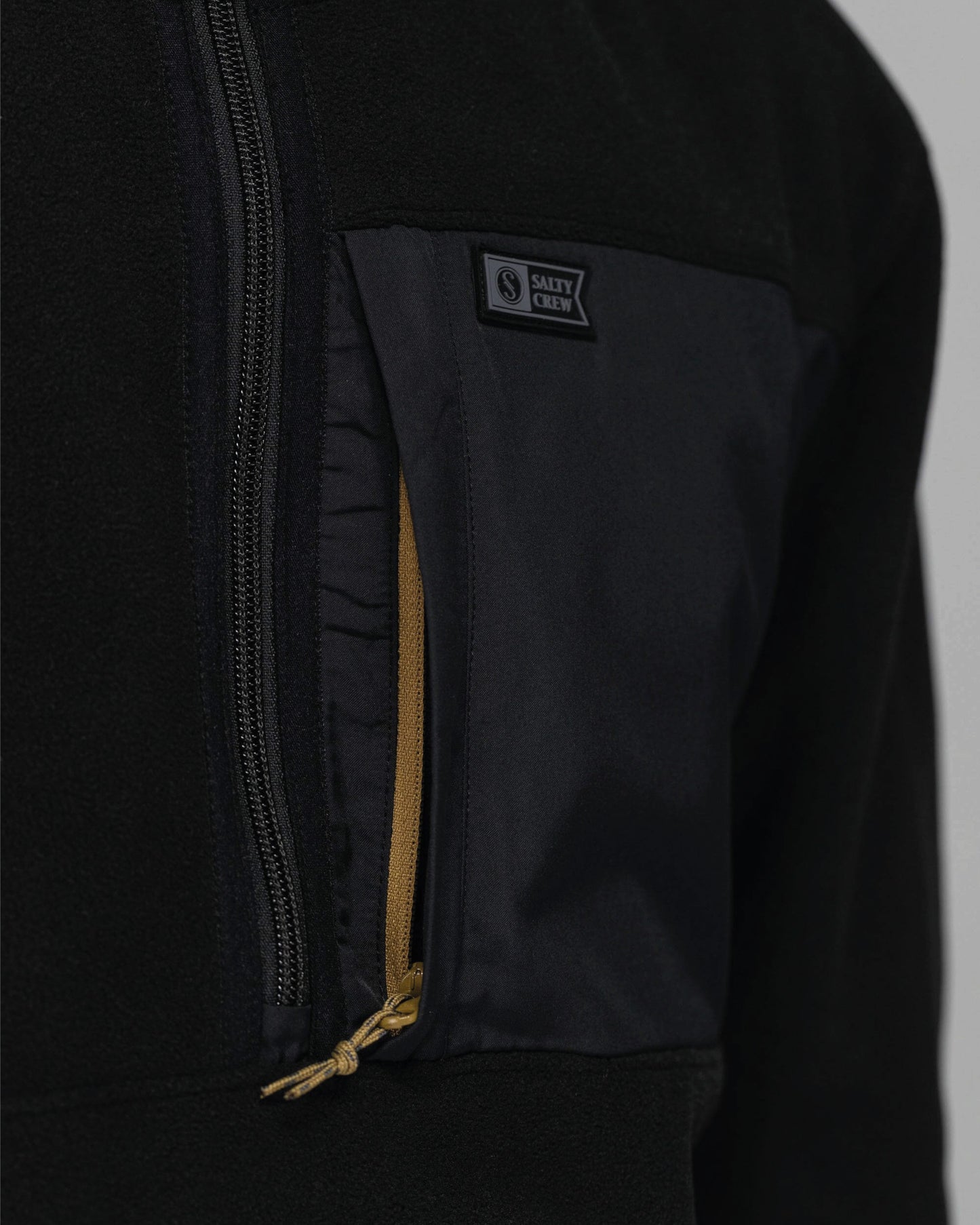 Swellter Polar Half Zip - Black