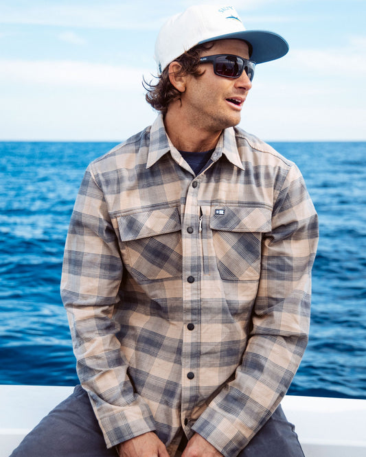 Fathom Ls Tech Flannel - Khaki