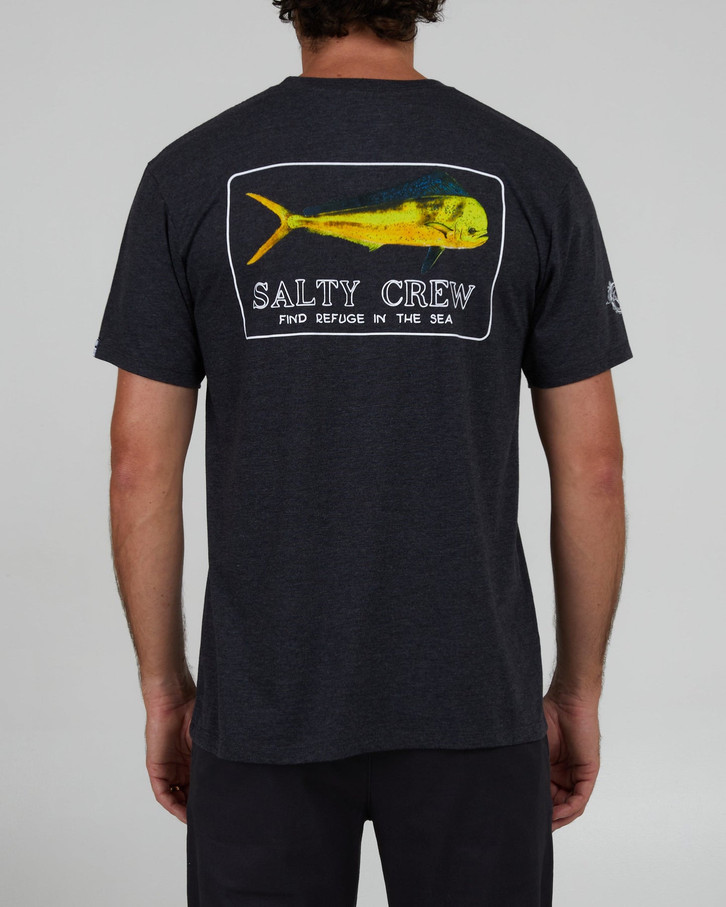 GOUDEN MAHI PREMIUM S/S TEE - Charcoal