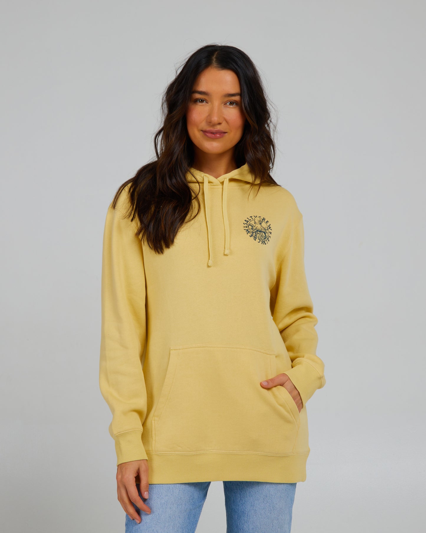 Vorderansicht des My Friend Dusty Gold Hoody