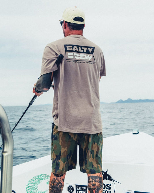 Inverse Flag Ss Tee - Cinder