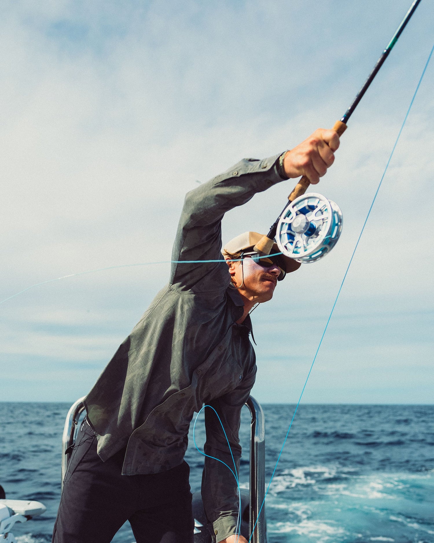 Drifter Ls Uv Button Up - Ranger