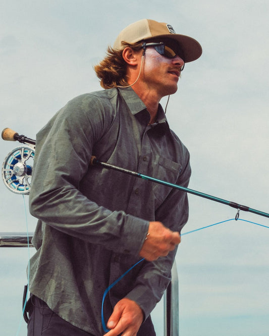 Drifter Ls Uv Button Up - Ranger