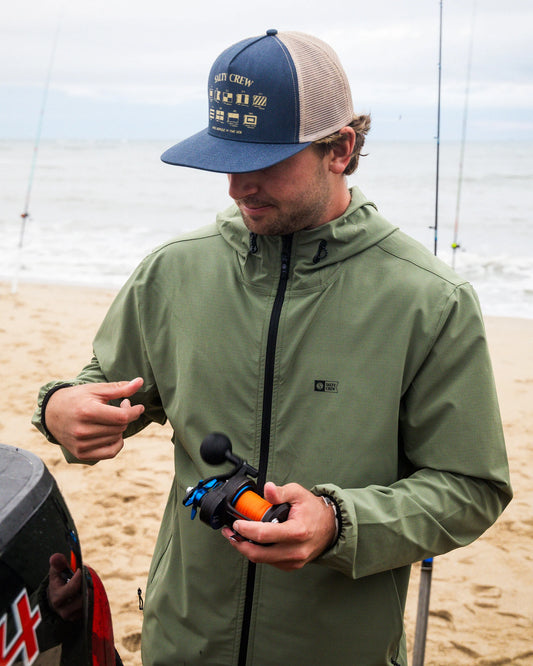 Stowaway Windbreaker Jacket - Four Leaf Clover