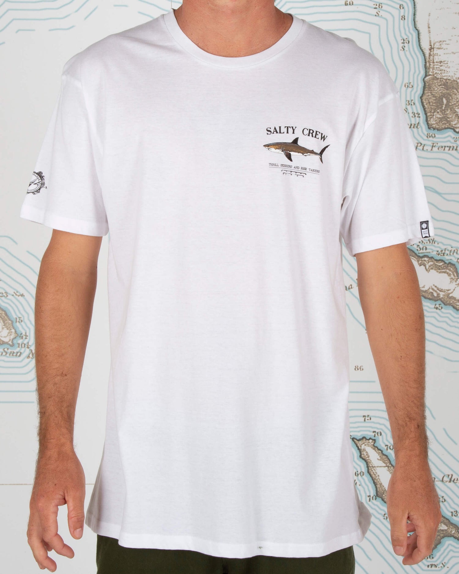 Shop Bruce White Premium S/S Tee – Salty Crew Europe