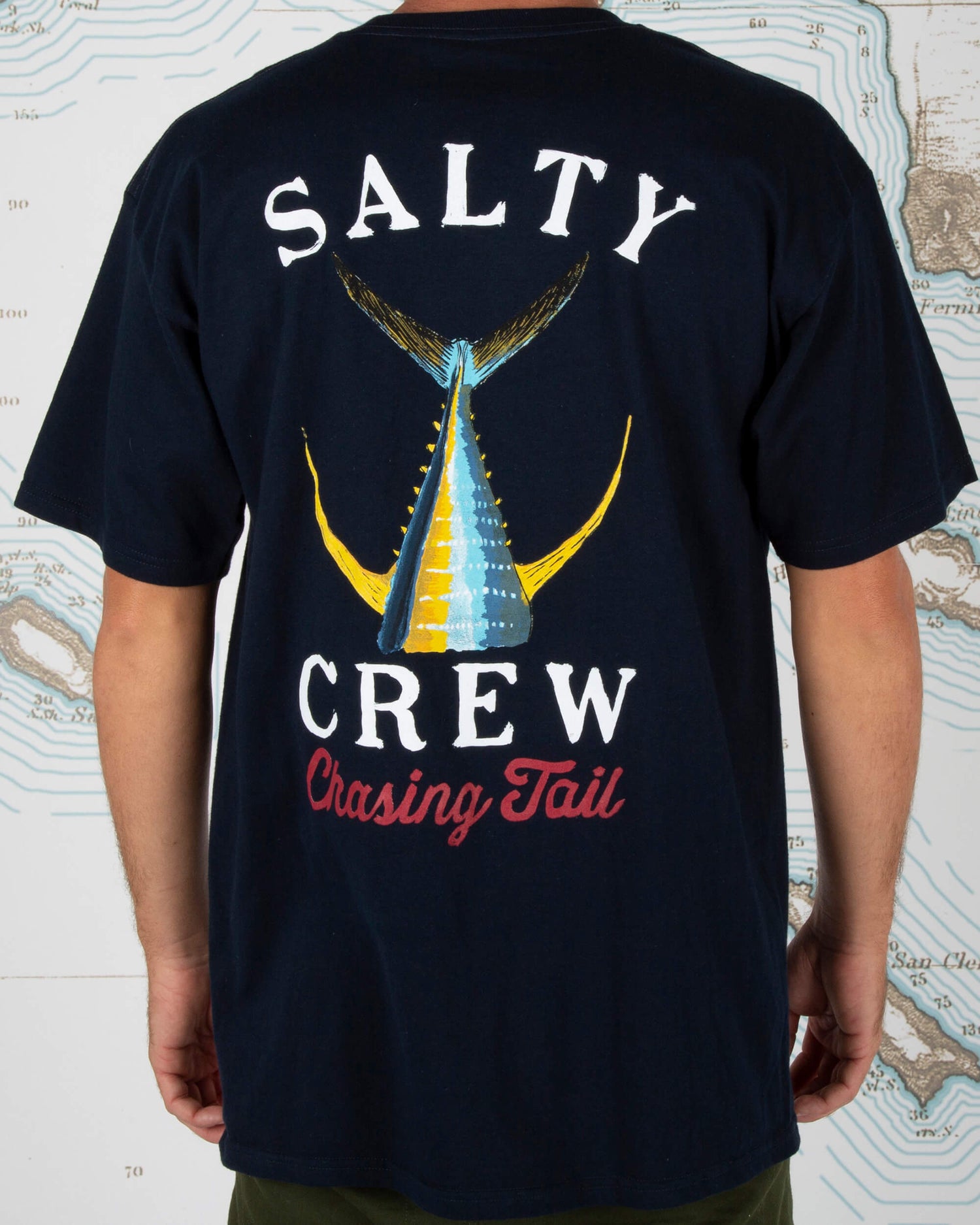 Salty crew Men's Tees Tailed Navy Standard S/S Tee in Navy