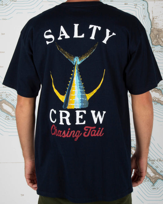 Salty crew Tees pour hommes Tailed Navy  Standard S/S Tee en Navy