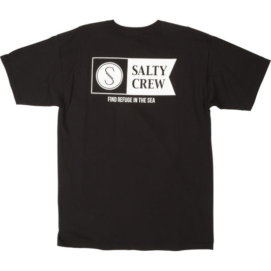 Salty Crew Alpha S/S Tee em Black