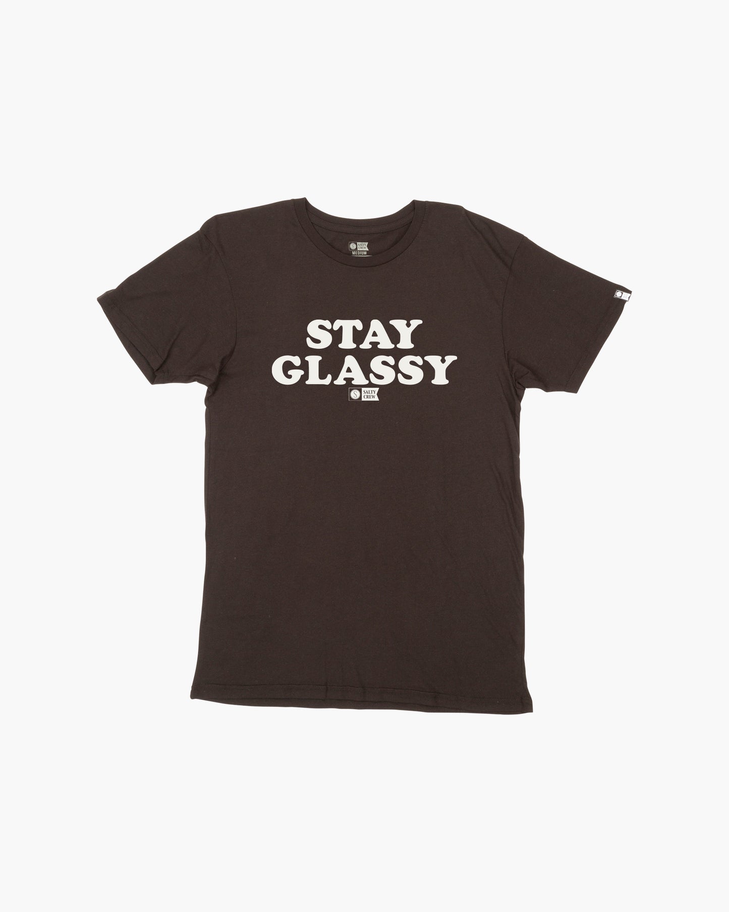 Stay Glassy Black Premium S/S Tee