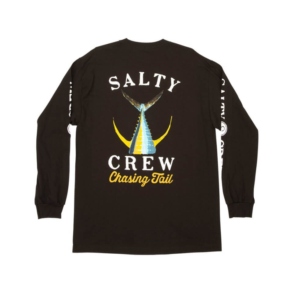 Salty Crew Hommes - Tailed Black  Standard L/S Tee