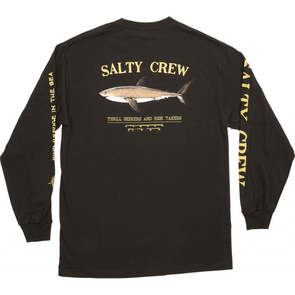 Salty Crew Bruce L/S Tee in Black