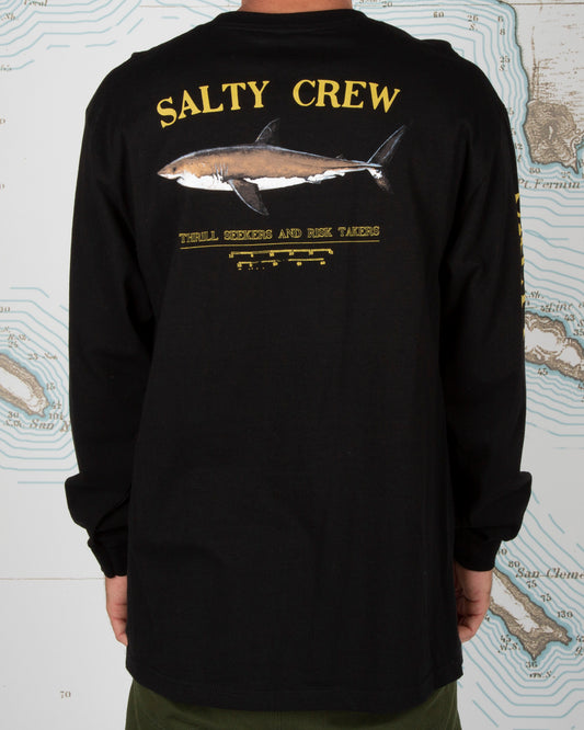 Salty Crew Hommes - Bruce Black Standard L/S Tee